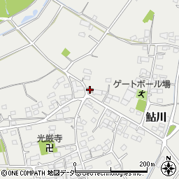 鮎川公会堂周辺の地図