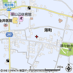 長野県松本市里山辺薄町2902周辺の地図