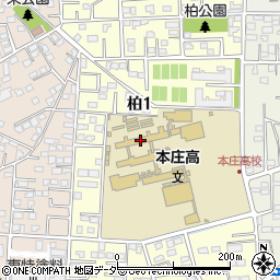 埼玉県立本庄高等学校周辺の地図