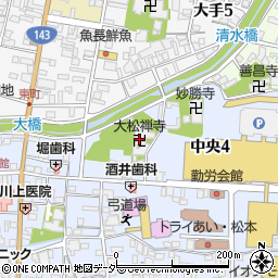 大松寺周辺の地図