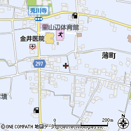 長野県松本市里山辺薄町2893周辺の地図