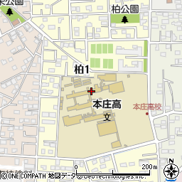 埼玉県本庄市柏周辺の地図