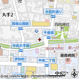 三井住友銀行松本 ＡＴＭ周辺の地図