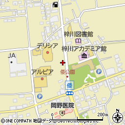 長野県松本市梓川倭555周辺の地図