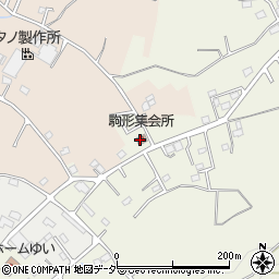 藤岡市　駒形集会所周辺の地図