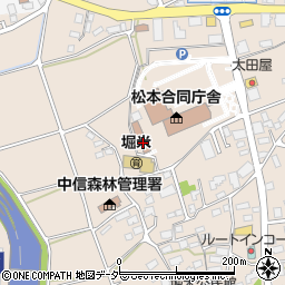 長野県松本市島立1022周辺の地図