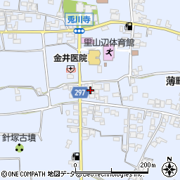 長野県松本市里山辺薄町2889-5周辺の地図