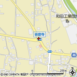 善慶寺辻周辺の地図