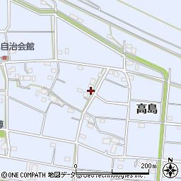 埼玉県深谷市高島周辺の地図