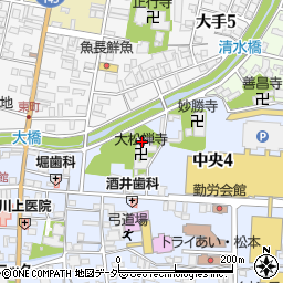 大松禅寺周辺の地図