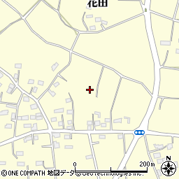 茨城県筑西市花田周辺の地図
