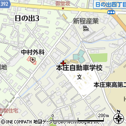 埼玉本庄自動車学校周辺の地図