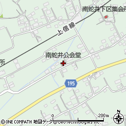 南蛇井公会堂周辺の地図