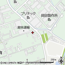 井尾ガラス株式会社　館林工場周辺の地図