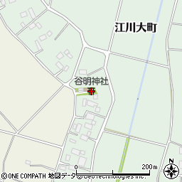 谷明神社周辺の地図