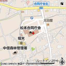 長野県松本市島立1020周辺の地図