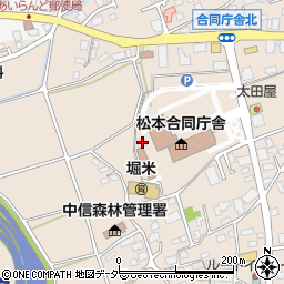 長野県松本市島立1028周辺の地図
