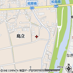長野県松本市島立530周辺の地図