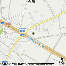 ファミリーマート邑楽赤堀店周辺の地図