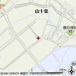 福井県あわら市山十楽13周辺の地図