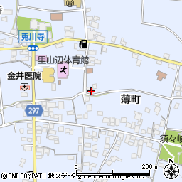 長野県松本市里山辺薄町2912周辺の地図