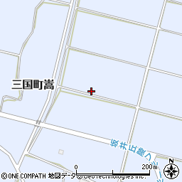 福井県坂井市三国町嵩11周辺の地図