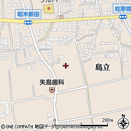 長野県松本市島立653周辺の地図