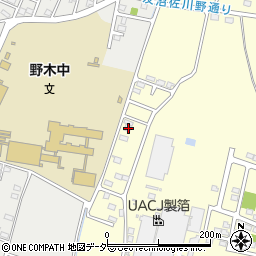 栃木県下都賀郡野木町若林69周辺の地図