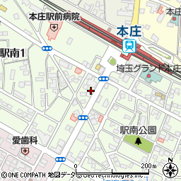 本庄駅南ビル周辺の地図