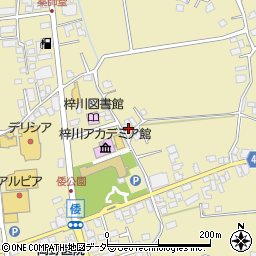 長野県松本市梓川倭2068周辺の地図
