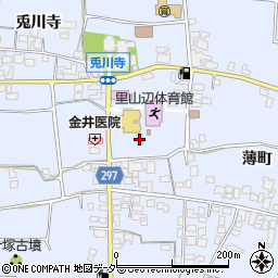 松本市里山辺地区福祉ひろば周辺の地図