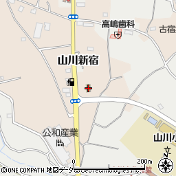 ローソン結城古宿新田店周辺の地図