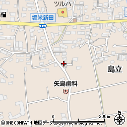 長野県松本市島立624周辺の地図