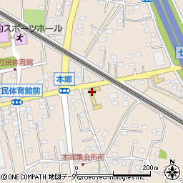 三菱レンタカー本庄営業所周辺の地図