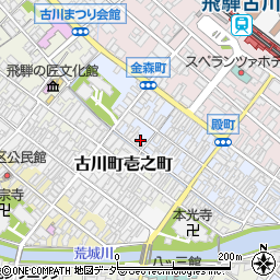 岐阜県飛騨市古川町殿町8-5周辺の地図
