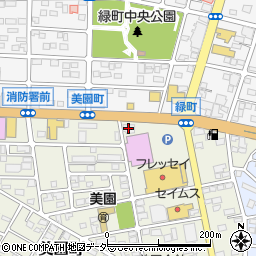 上州周辺の地図