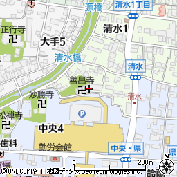 長野県松本市清水1丁目1周辺の地図