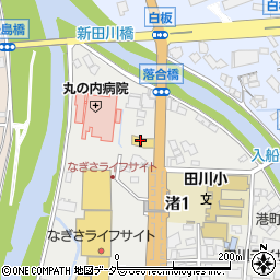 日産サティオ松本渚店周辺の地図