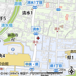 マイ暮らす　松本中央店周辺の地図