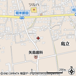 長野県松本市島立628周辺の地図
