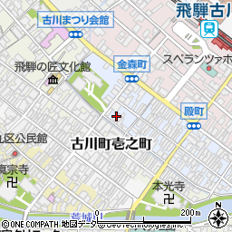 岐阜県飛騨市古川町殿町8-10周辺の地図