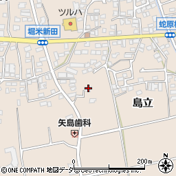 長野県松本市島立627周辺の地図