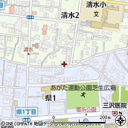 長野県松本市清水2丁目2-16周辺の地図
