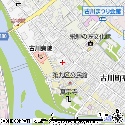 岐阜県飛騨市古川町弐之町周辺の地図