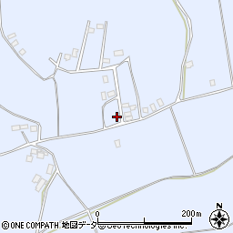 茨城県石岡市下林2077-7周辺の地図