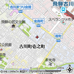 岐阜県飛騨市古川町殿町8-20周辺の地図