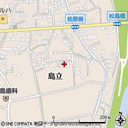 長野県松本市島立535周辺の地図