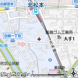 長野三菱電機機器販売株式会社　松本支店周辺の地図