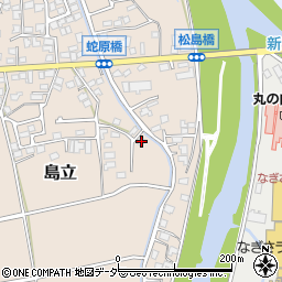 長野県松本市島立522周辺の地図