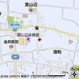 長野県松本市里山辺薄町2914-3周辺の地図